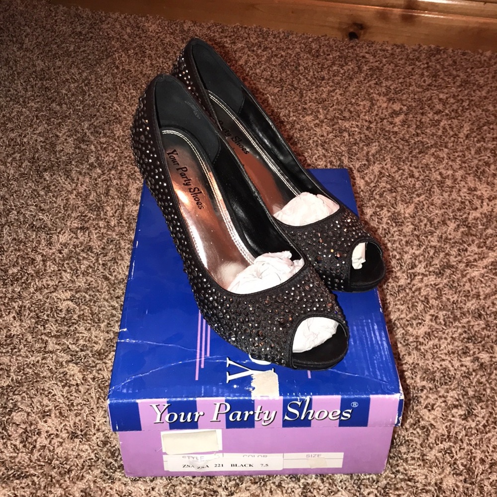 Black heels